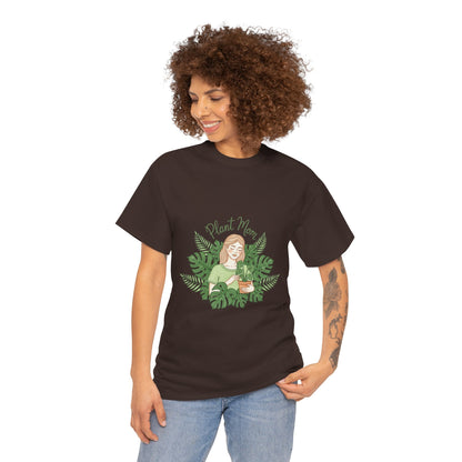 Plant Mom T-Shirt — Cute Botanical Graphic Tee for Plant Lovers