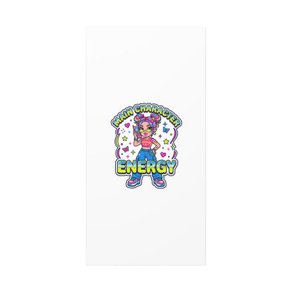 Main Character Energy Canvas | Y2K Aesthetic, Retro Internet Pop Art