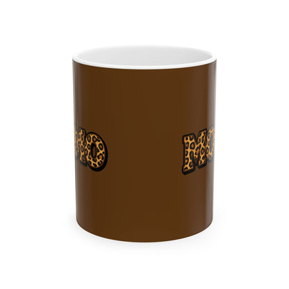 Leopard Print Mama Mug | Ceramic Coffee Cup