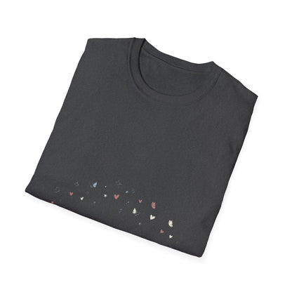 Floral Minimalist T‑Shirt — "Small Kind of Lovely" Chest Script