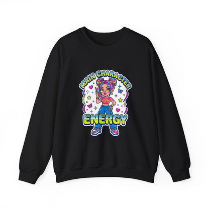 Main Character Energy Sweatshirt | Y2K aesthetic, 2000s retro internet style