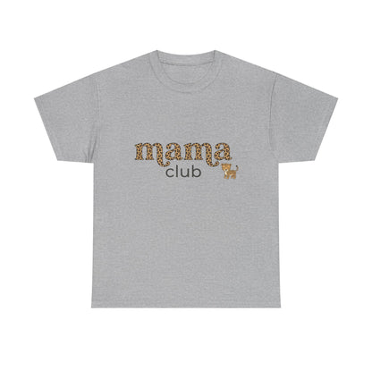 Mama Club Tee — Leopard Print 'Mama Club' Graphic T-Shirt