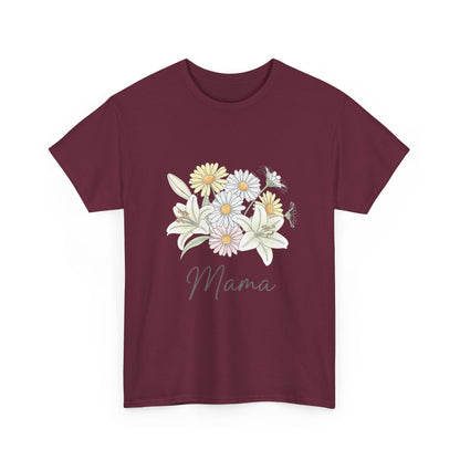 Mama Floral Tee — Pastel Daisy Bouquet Mother's Day Shirt