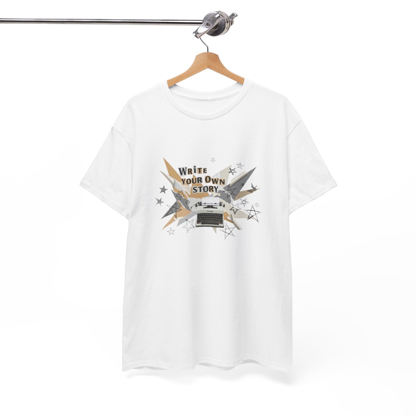 Write Your Own Story T-Shirt — Typewriter Graphic Tee Writer Gift Inspirational