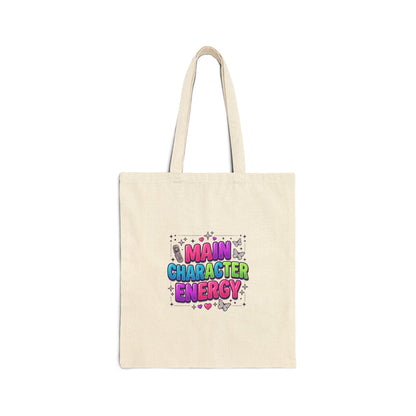 Main Character Energy Tote | Y2K aesthetic, retro internet pop graphic