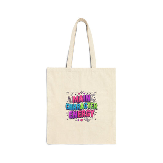 Main Character Energy Tote | Y2K aesthetic, retro internet pop graphic