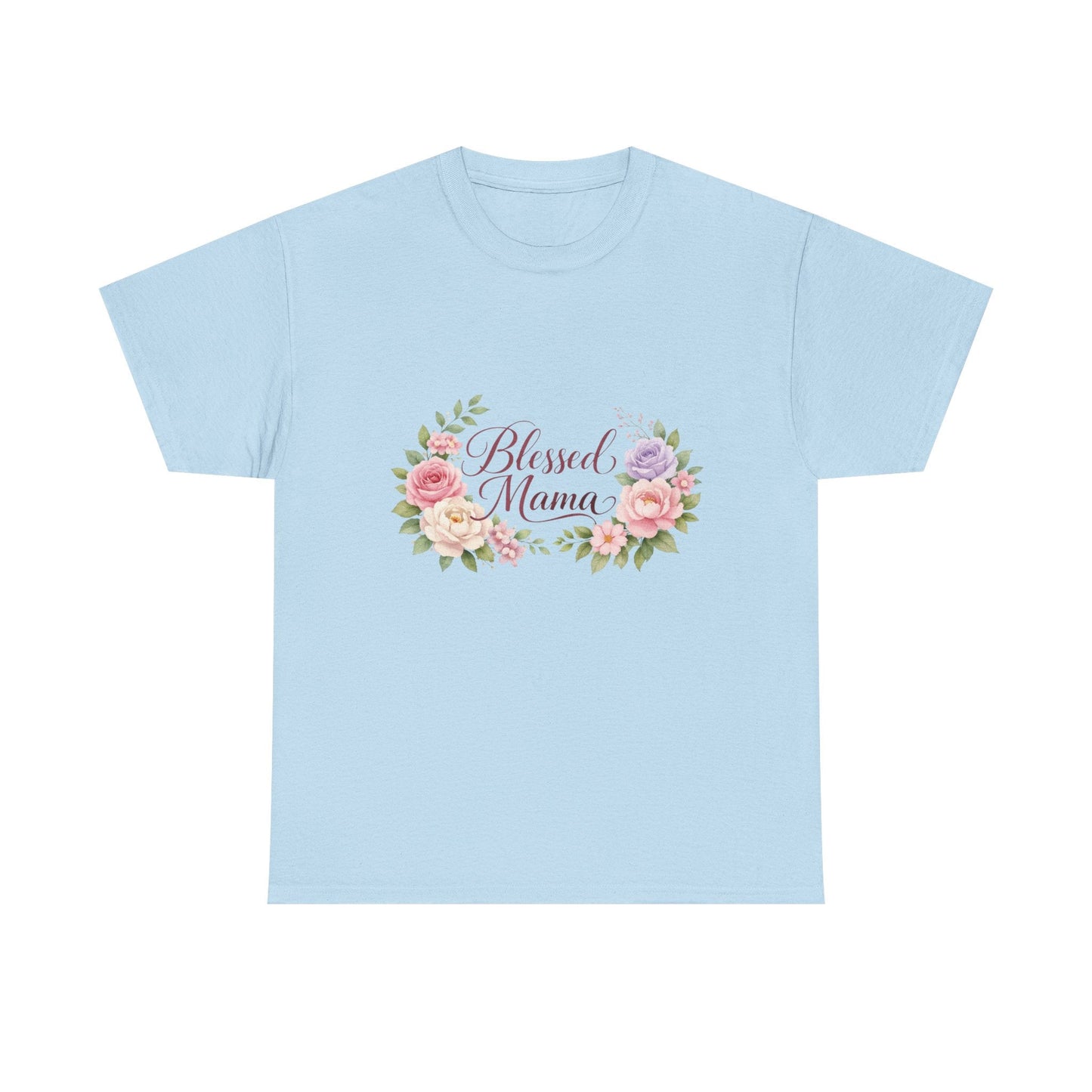 Blessed Mama Floral T-Shirt – Mother's Day Gift for Mom