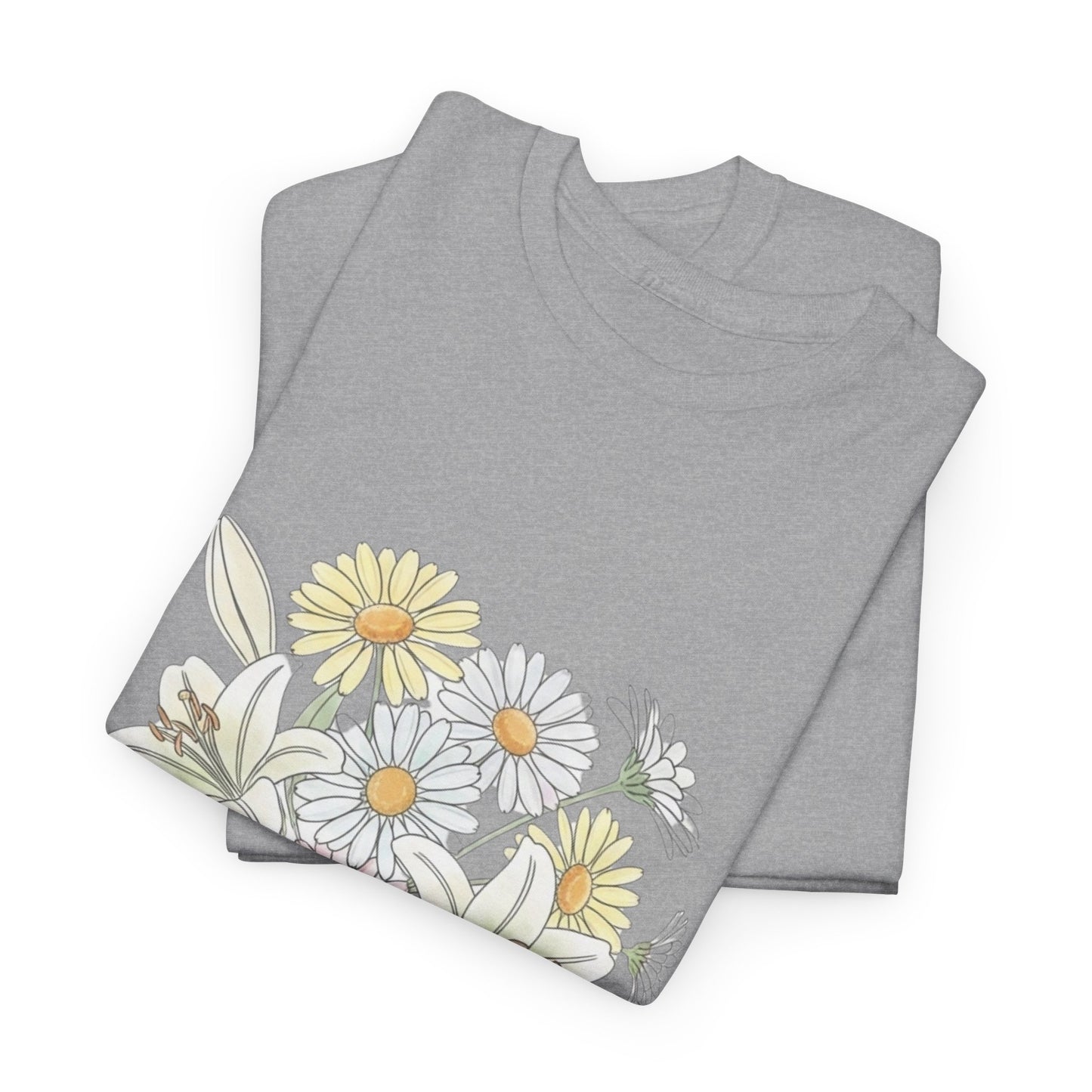 Mama Floral Tee — Pastel Daisy Bouquet Mother's Day Shirt
