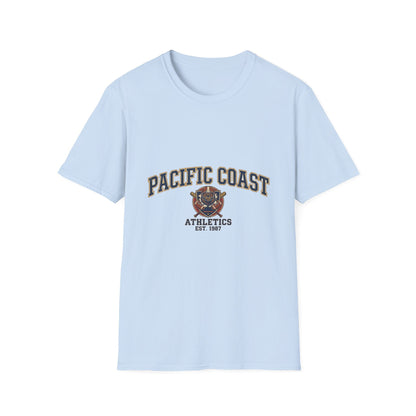 Pacific Coast Athletics T-Shirt — Vintage Bear College Tee