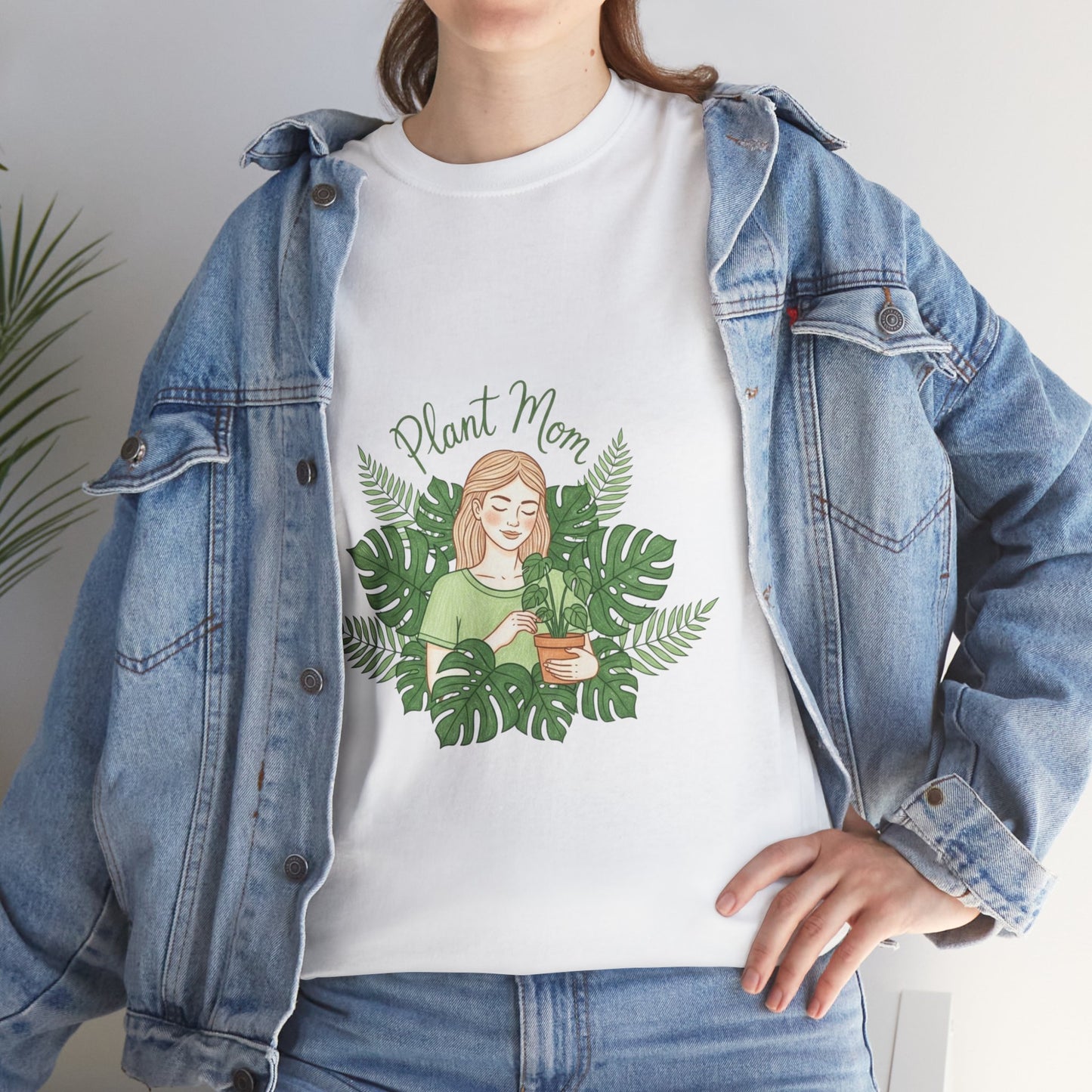 Plant Mom T-Shirt — Cute Botanical Graphic Tee for Plant Lovers